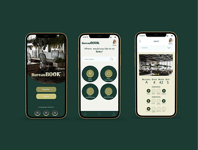 BureauBOOK Office Booking Application case study ui ux