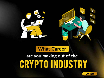 Careers in Blockchain Examples blockchain branding career graphic design infographics