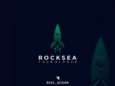 Modern logo rocket | ROCKSEA 3d animation awesome branding graphic design logo minimalist modern motion graphics nice tracing ui vector