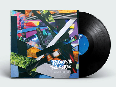 Parachute For Gordo album cover art direction graphic design vinyl