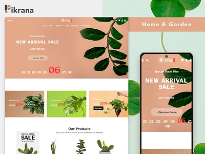 Home & Garden Shopify Store Theme home garden shopify store theme