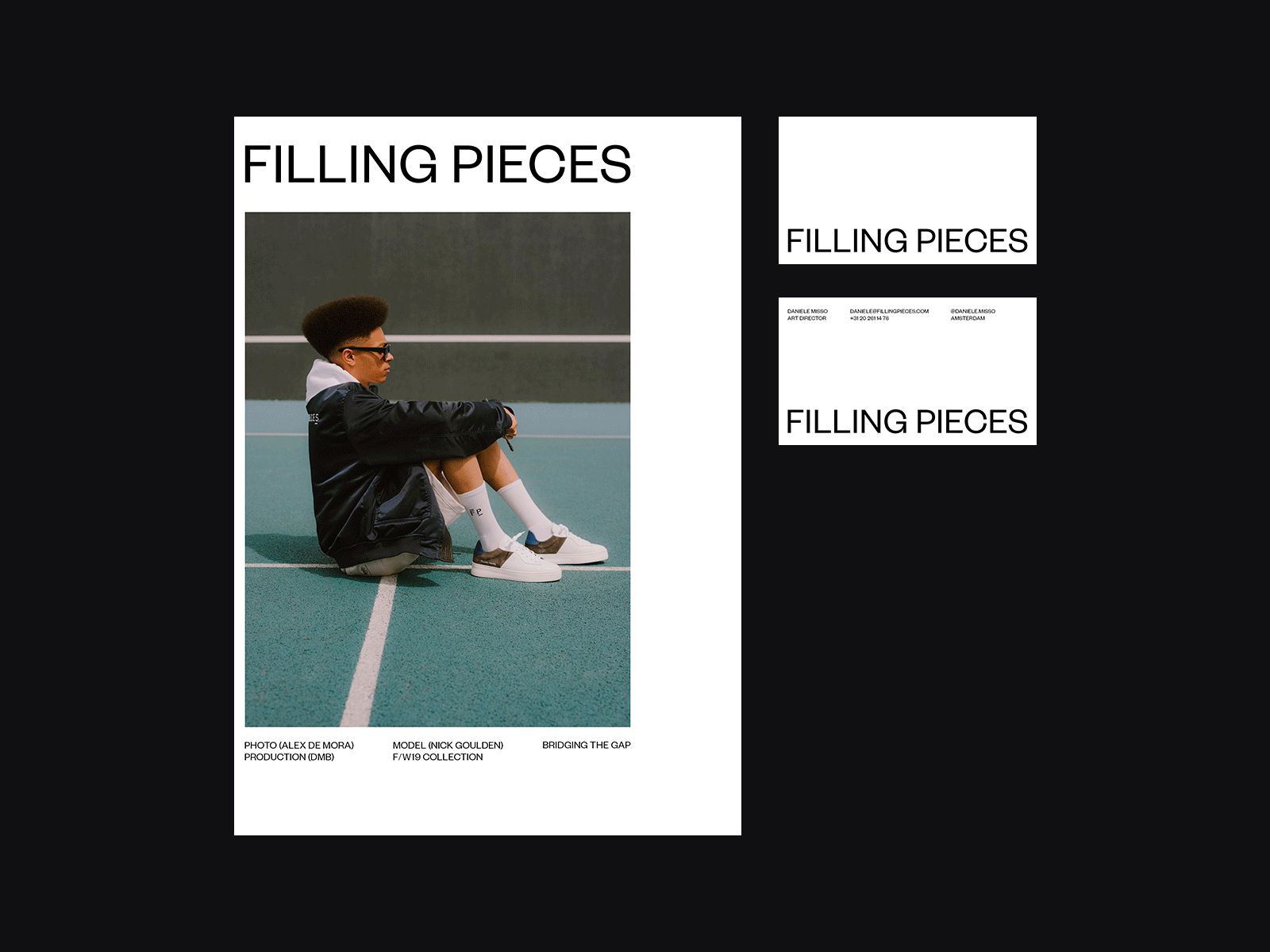 Filling Pieces® branding design editorial graphic design layout minimal print print design type typography