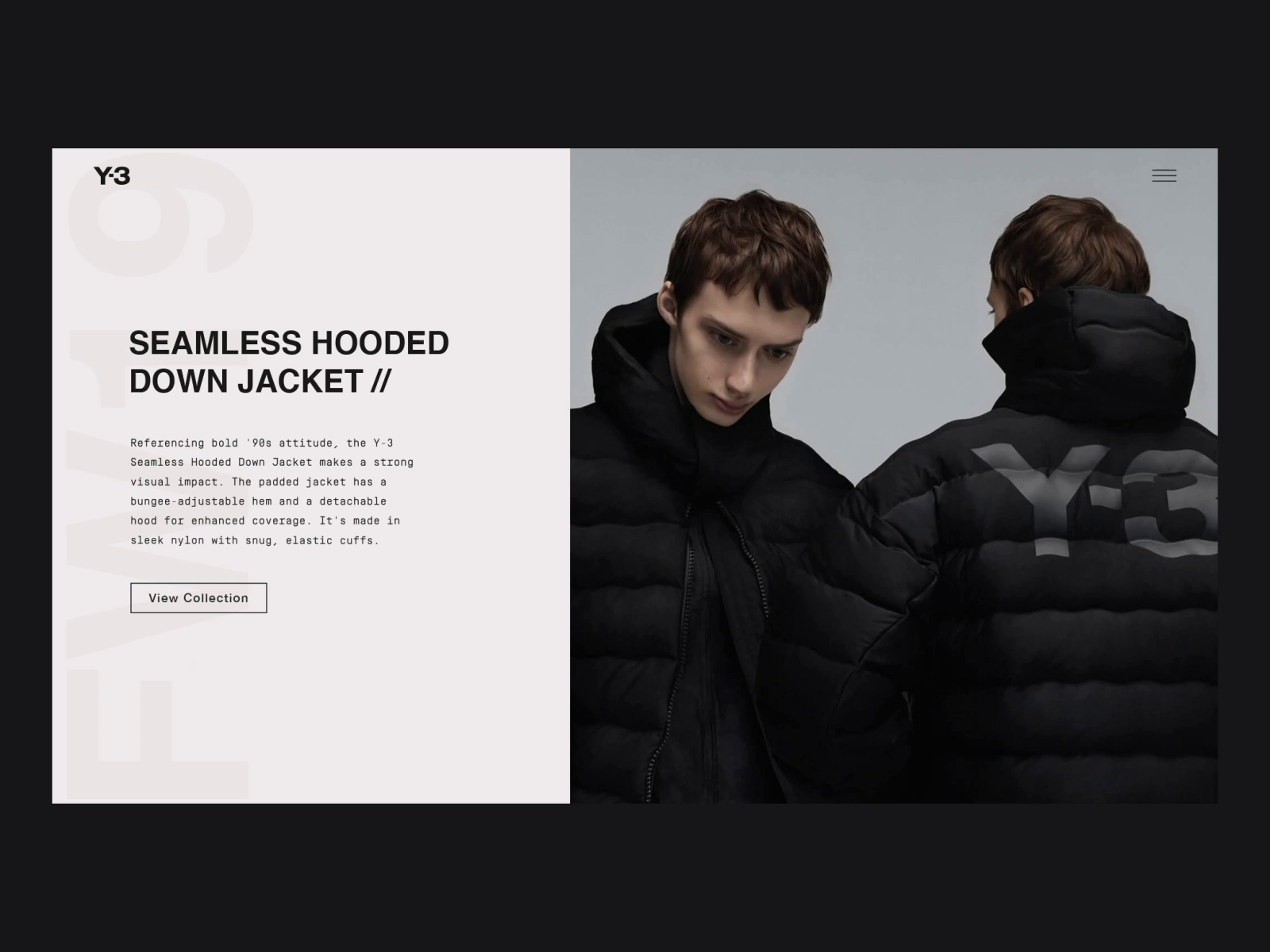 Y-3 Collection - Animation by Andy Davies on Dribbble