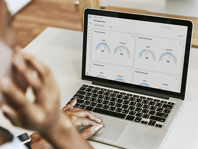 StoreShelf web app - Dashboard app application business dashboard design environment gauges interface kpi kpi meter light theme pertormance retail store ui web web app web design web ui