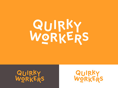 Quirky Workers brand brand identity branding craft craft fair design events events company festival icon illustration illustrator lettering logo logomark quirky typeface typography vector workers