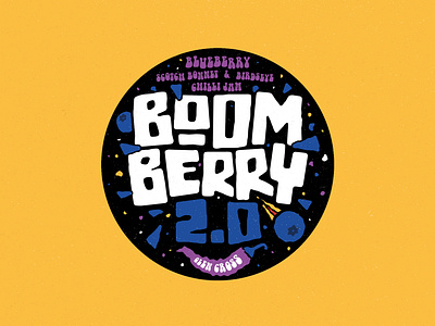 Boom Berry 2.0 brand branding chilli jam design illustration illustrator jam jam jar logo texture typography vector