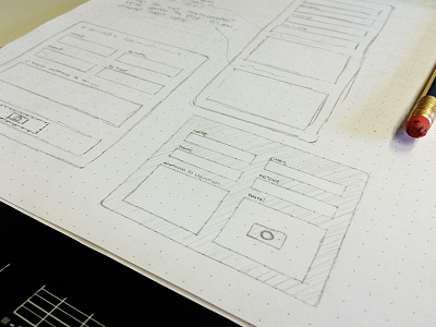 Form Sketches design dotgrid drawing fields form pencil sketch sketches sketching web wireframes