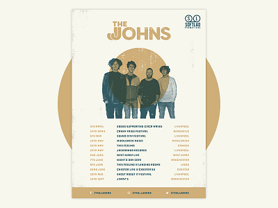 The Jjohns Upcoming Concerts band concert gig liverpool music poster print scouse show texture tour upcoming