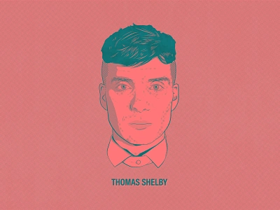 Thomas Shelby birmingham cillian murphy cillianmurphy design drawing half tone halftone illustration illustrator peaky blinders peakyblinders print texture thomas shelby tommy shelby tommyshelby typography vector