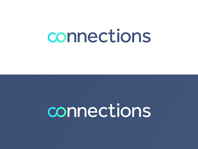 Connections blend brand brand identity branding connect connection connections gradient infinity internal logo logo design logomark newsletter vector