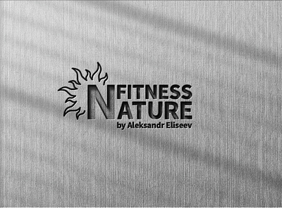 Logo Nature Fitness branding design graphic design label logo packing