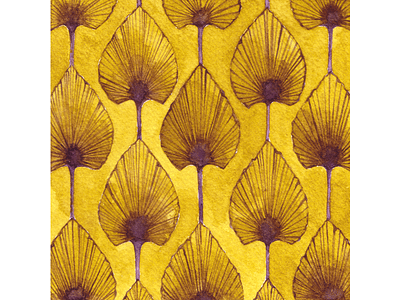 Pattern Calendar 2020 // September design floral flower hand drawn illustration pattern traditional art watercolor