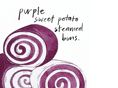 Pretty Purples // Steamed Buns