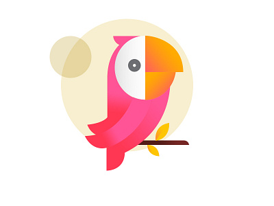 Parrot Illustration design graphic illustration illustrator parrot vector