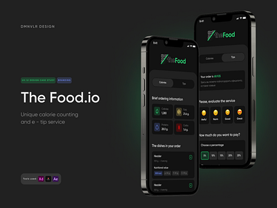 A mobile app for counting calories app branding design figma graphic design logo ui ux web design