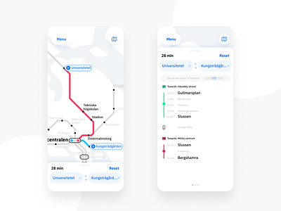 Stockholm Subway app