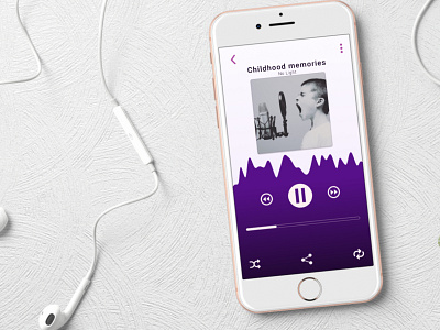 Daily UI: Day 9 - Music player