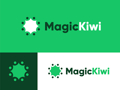 Magic Kiwi branding design digital graphic graphic design green icon design kiwi logo logodesign magic magic kiwi minimal minimalist minimalist logo symbol vector vector graphic visual identity visual identity design