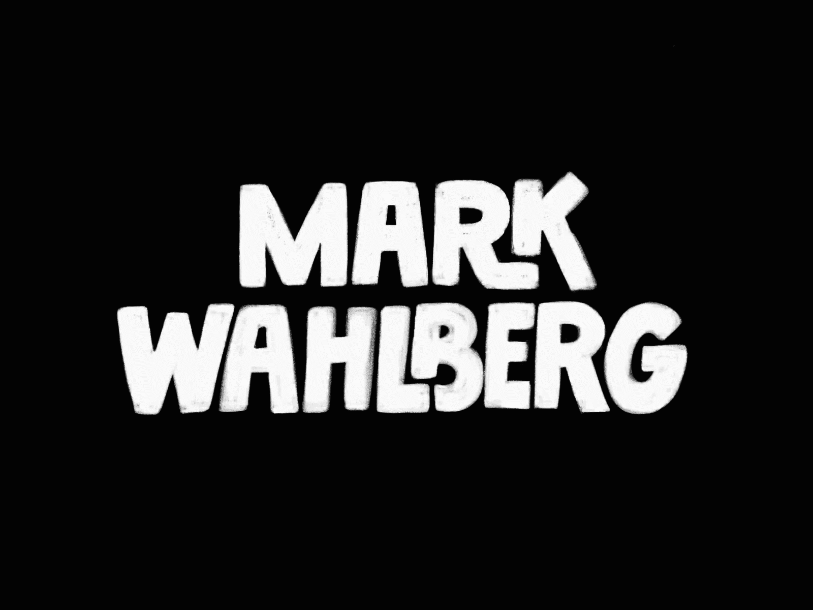 Mark Wahlberg animation comedy fanart gif graphicdesign larry king letering mark mark wahlberg procreate procreate animation type animation typography wahlberg ymh your moms house