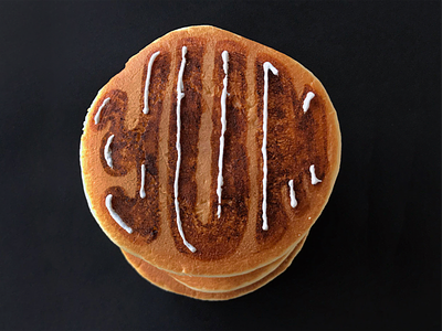 Pancake Lettering food food lettering graphic design handlettering lettering lettering art lettering challenge pancake pancake day pancakes yum