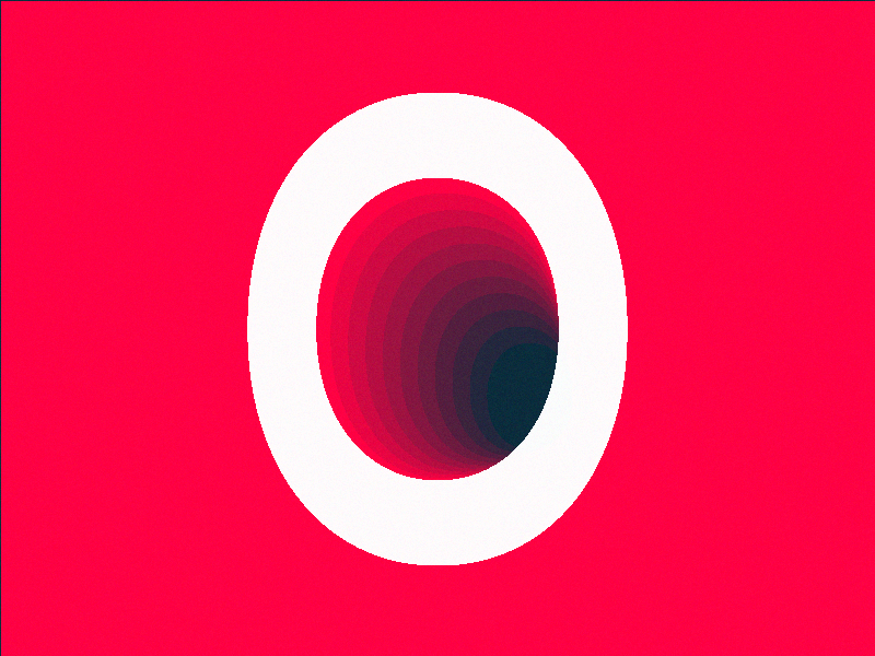 Deep0 number red typehue 0