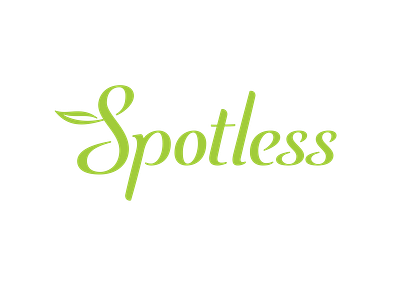 Spotless - Logo design branddevelopment branding earthconscious earthfriendly ecologo endthestigma environmentallyfriendly femininehygiene forwardthinkingbrand handlettering leaf lettering logo logodesign tampons wordmark