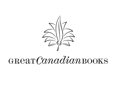 Great Canadian Books - Logo Design @nickshinn authors book booktv brandidentity bravo! canada feather gcb logo logodesign mapleleaf opticalillusion quill scotchmodern television typeface typography unicase writers