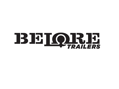 Belore Trailers - wordmark/identity design