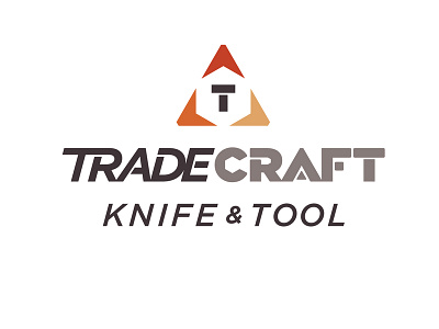 Tradecraft Knife & Tool - Logo Design blades branddevelopment branding gear knife knifemaker knives logodesign makersmark military police policetools spygear tool tradecraft