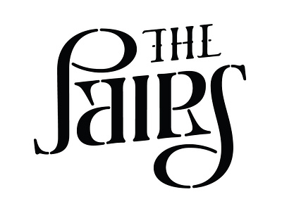 The Pairs - Wordmark design