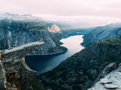 Trolltunga Rock photo rock trolltunga rock