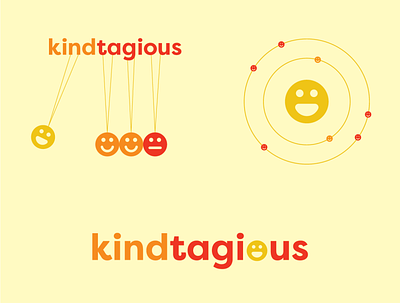 Kindtagious logo design branding design graphic design icon illustration logo typography vector