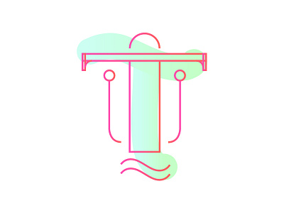 Taja illustration lettering type