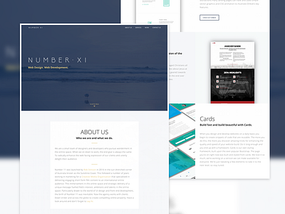 Number11.Co css html onepage website
