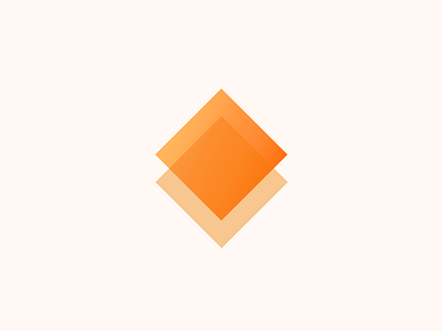 Something New Square color design diamond edinburgh logo orange scotland shape square