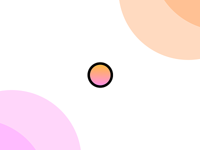 Sunset in a Dot branding circle color colour design edinburgh gradient graphic logo nature orange pink shape ui