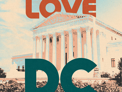 Love DC 2022 branding church dc design gradient graphic design map photoshop testure washington white house