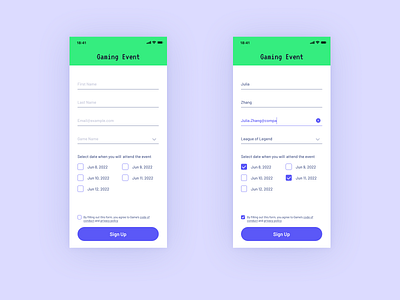 Daily UI - Sign Up