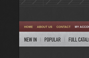 Getting down to some details nav texture website