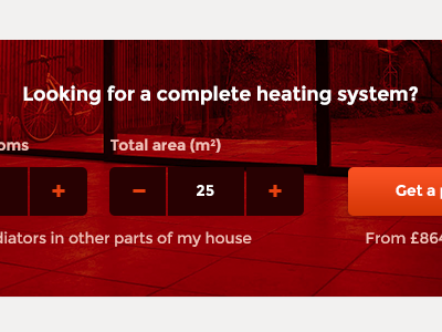 New underfloor heating site area heating price red search widget