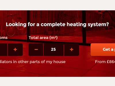 New underfloor heating site