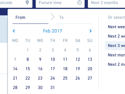 From > To date month range search time