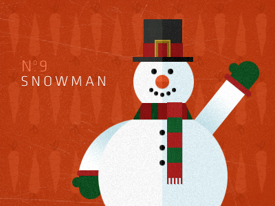 No.9 SNOWMAN snowman xmas