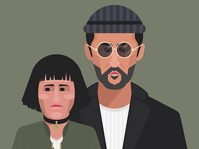 Leon and Mathilda 2d animation animation branding characterdesign design flat character graphic design illustration logo motion graphics