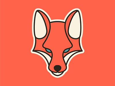 Fox Logo animal badge design branding cat design designer dog fox graphic design illustration logo logo design monoline vector wolf