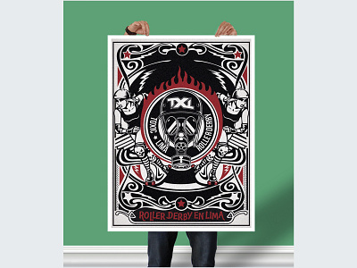 Poster Roller derby