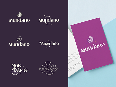 Logo Mundano branding design logodesign logos logotype typo typogaphy