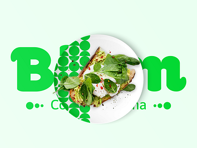 Blum design food fun graphic design identidade visual restaurant vegan veggie visual identity