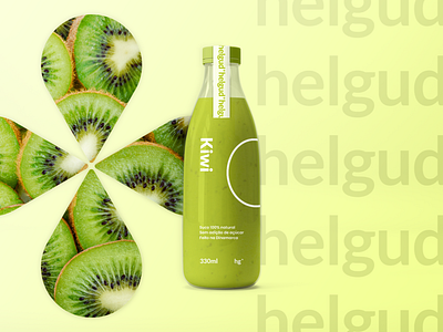 Helgud bottle design drinks food fresh graphic design identidade visual juice natural packaging visual identity