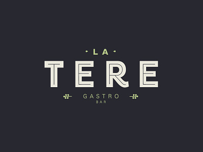 La Tere - Logo bar barcelona branding logo restaurant tapas vector